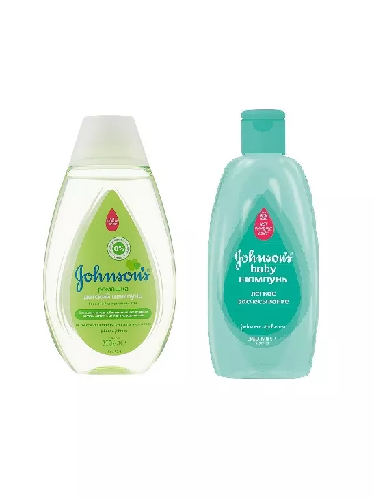 *Набор Jonsons baby Шампунь с ромашкой + Шампунь Легкое расчесывание 300 мл  JOHNSON'S baby (-50% на