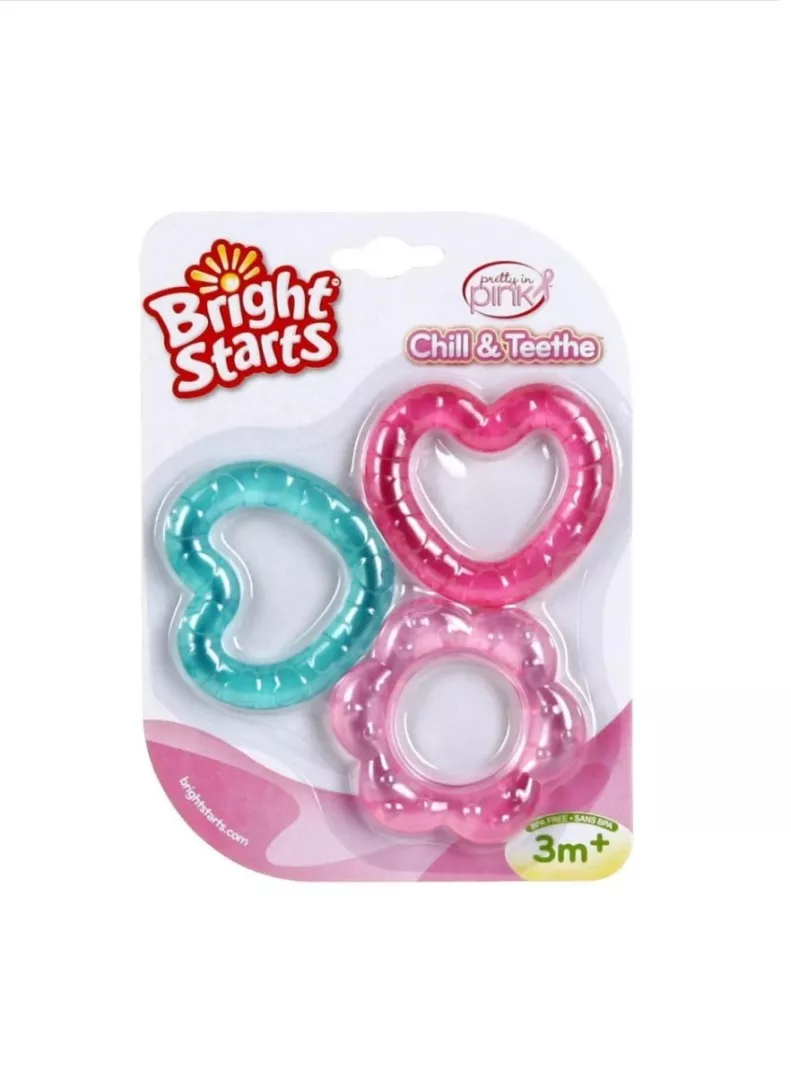 *Прорезыватель Kids II Цветные льдинки, 3 шт