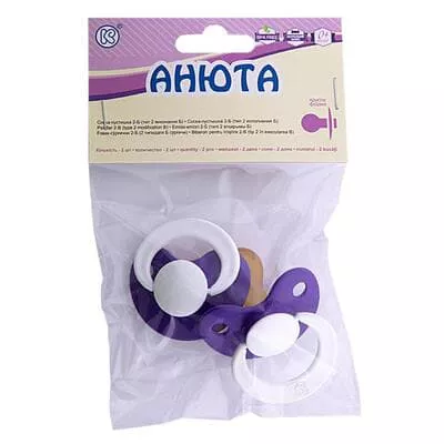 *Соска-пустышка тип 2-Б Анюта в инд.уп.№2