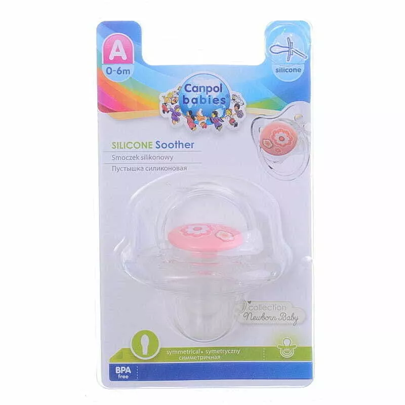 *Пустышка Canpol Newborn baby 22/580 силиконовая симетричная 0-6 мес