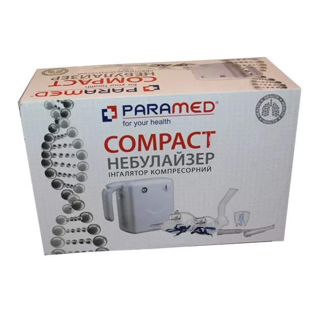 *Ингалятор (Небулайзер) Paramed Compact компрессорный