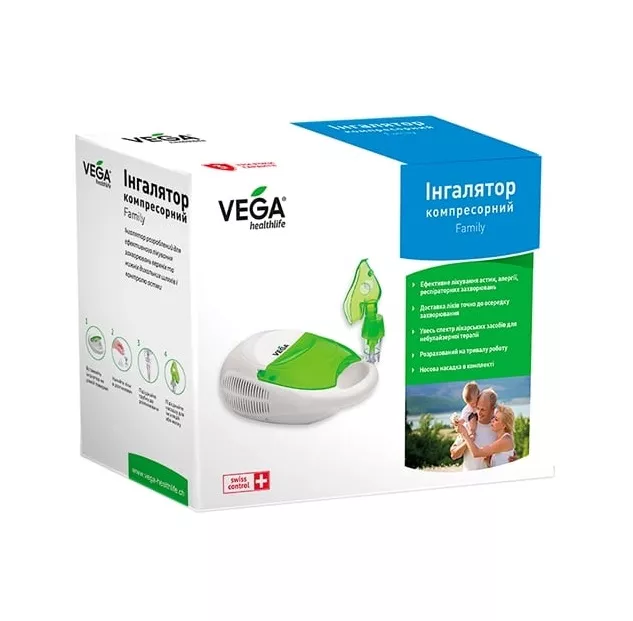 *Ингалятор Vega CN-01 W Небулайзер Family компрессорный