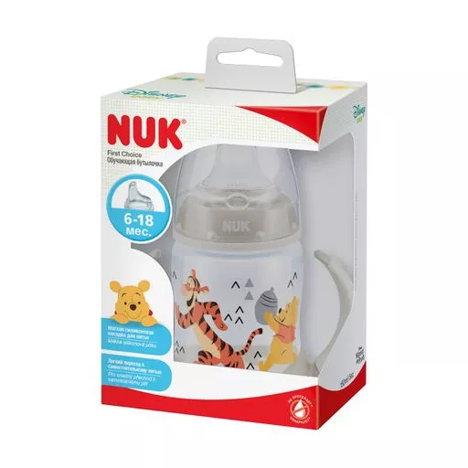 *Бутылочка-поильник Nuk Disney First Choice 10743348 c силик соской 150 мл