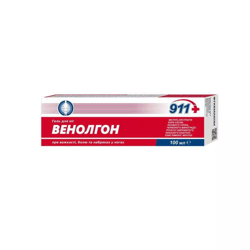*Гель Венолгон 911 д/ног 100мл Фармаком