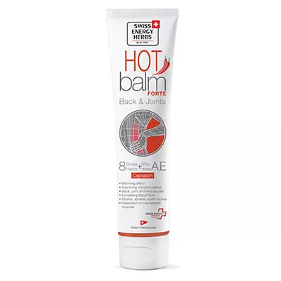*Бальзам Swiss Energy Hot Balm Forte согревающий с капсаицином 75мл