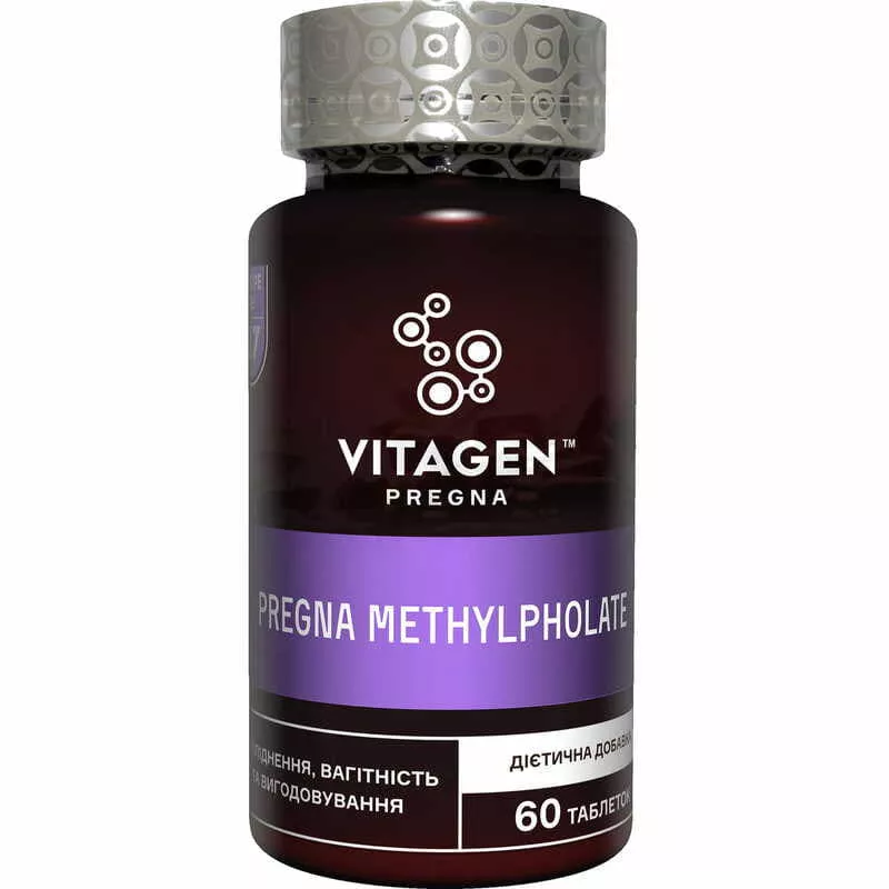 *Витаджен №27 PREGNA METHYLFOLATE табл.№60