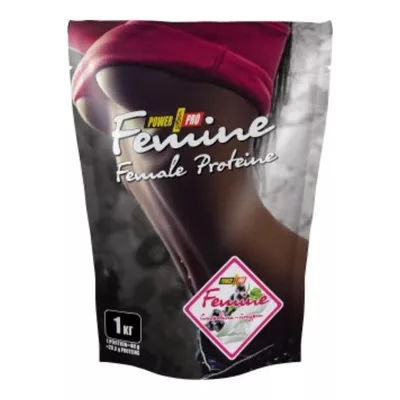 *Протеин Power Pro Femine Protein со вкусом смородина-йогурт 1 кг