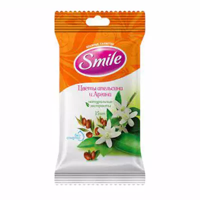 *Салфетки Smile Daily гигиенические Perfume Цветочный №15