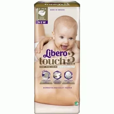 *Подгузники Libero Touch 3 №52