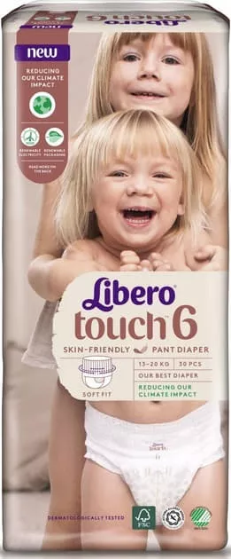 *Подгузники-трусики Libero Touch 6 №30