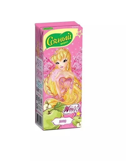 *Сок Winx Club яблочный восстановленный осветленный 200 мл