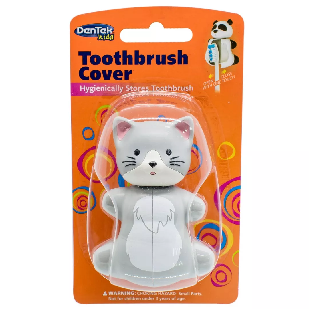 *Футляр DenTek Toothbrush Cover для зубных щеток Кот