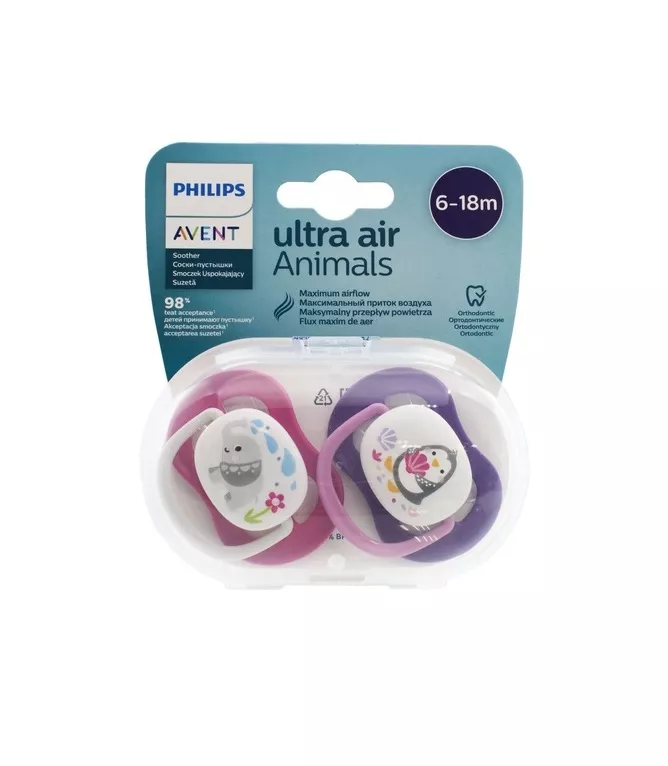 Пустышка Avent 080/08 Animal дев. 6-18 мес