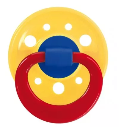 *Пустышка Baby-nova 23500LL 23650L круглая 3-х цветная Л