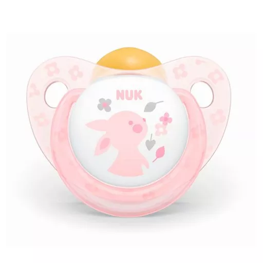 *Пустышка Nuk 10725760/10725202 Baby rose для сна латексная р1