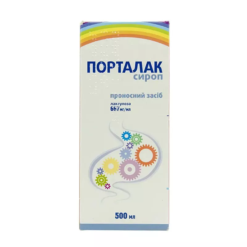 Порталак сироп 667 мг/мл по 500 мл во флаконе 1 шт.