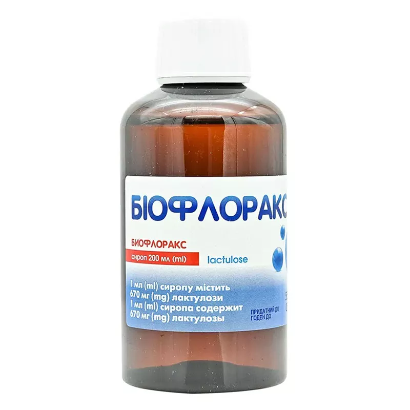 Биофлоракс сироп 670 мг/1 мл по 200 мл во флаконе