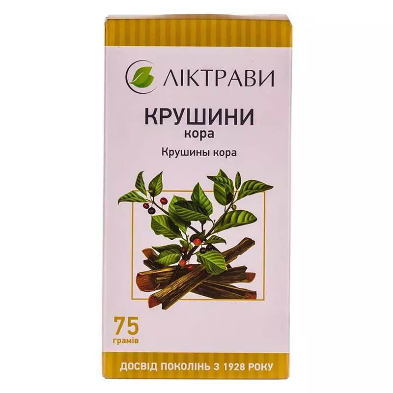 Крушины кора по 75 г в пачке - Лектравы