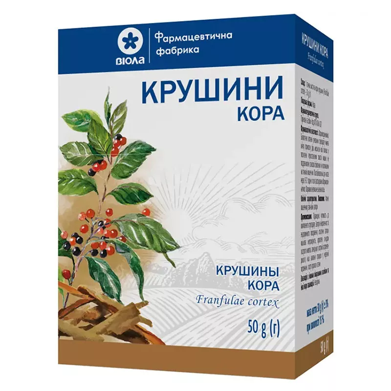 Крушины кора по 50 г в пачке - Виола