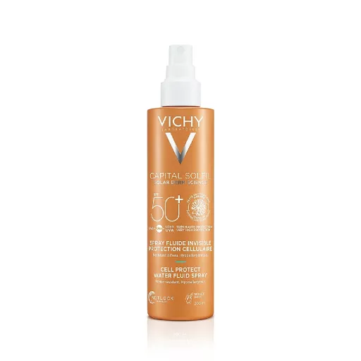 *Спрей-флюид Vichy Капиталь Солей Солнцезащ водостойкий для тела SPF 50+ 200 мл