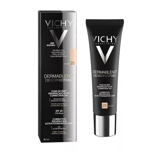 *Крем Vichy Дермабленд 3-D тональный матирующий для кожи лица №25 30 мл