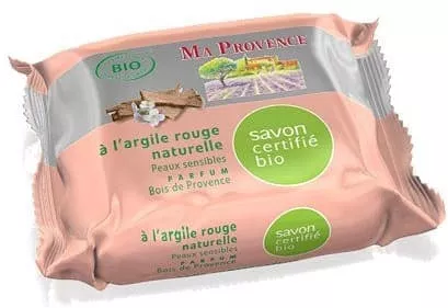 *Мыло MA PROVENCE Био-Органичное с красной глиной и ароматом прованского леса 75 г