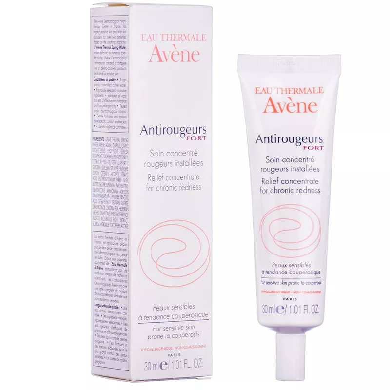 *Крем Avene Антиружер Форт от локальных покраснений для кожи, склонной к куперозу 30мл