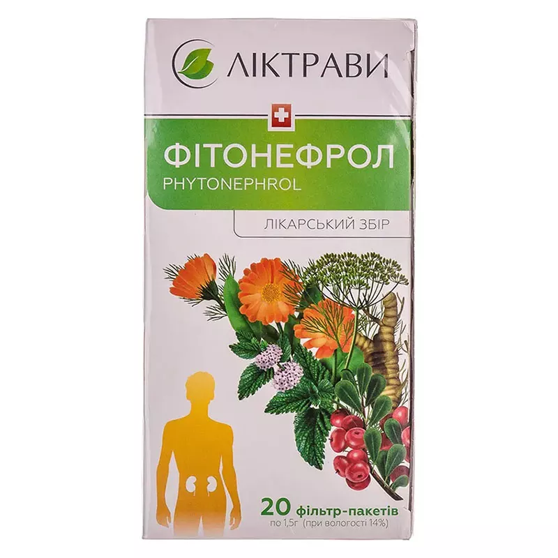Фитонефрол сбор по 1.5 г в фильтр-пакетиках 20 шт. - Лектравы