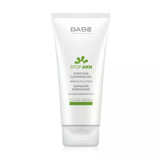 *Гель BABE STOP AKN Очищающий для жирной и проблемной кожи лица 200мл