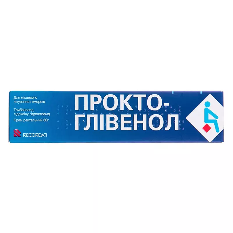 Прокто-Гливенол крем ректальный по 30 г в тубах