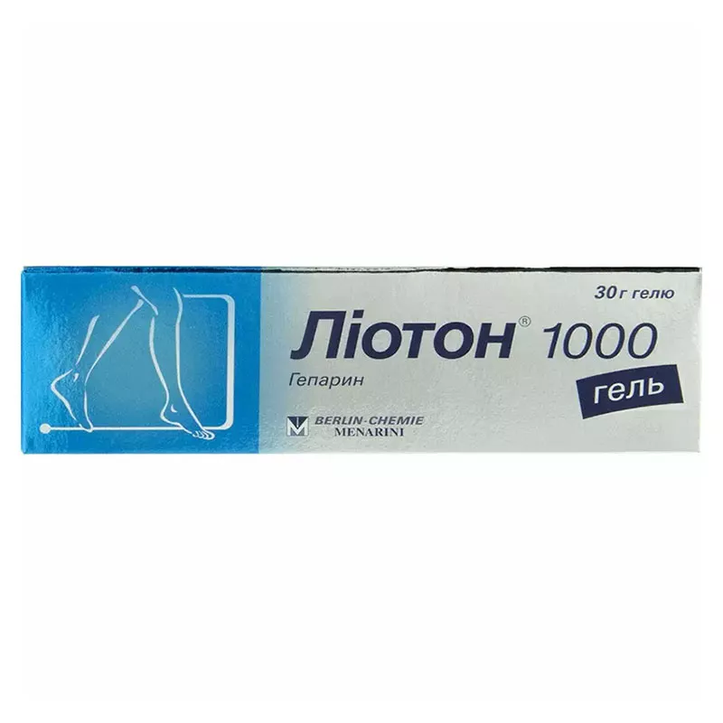 Лиотон 1000 гель 1000 МЕ/г по 30 г в тубах