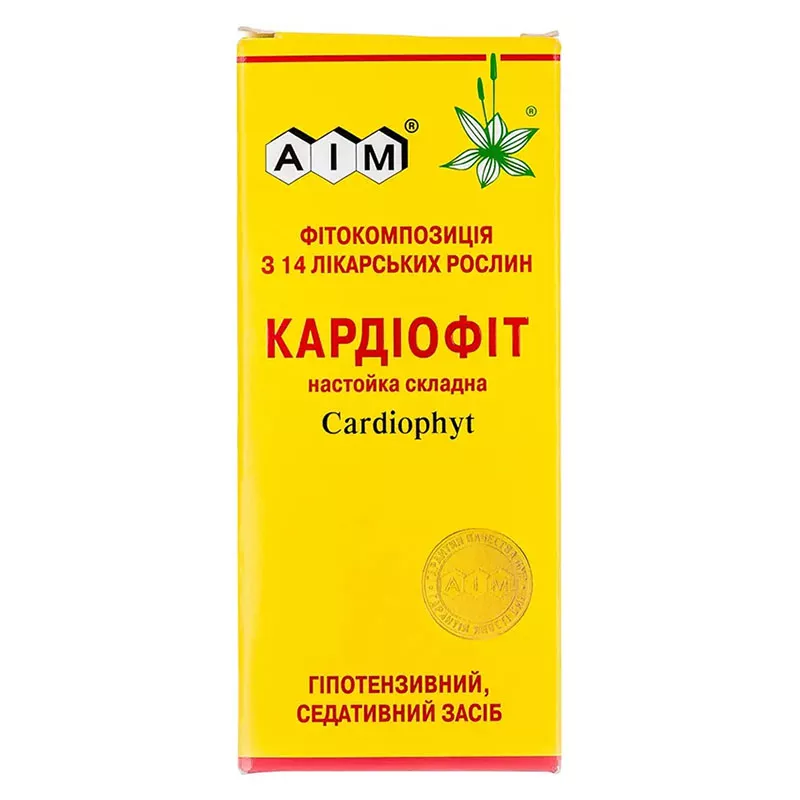 Кардиофит настойка по 100 мл в банке