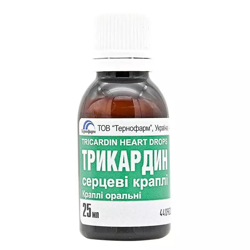 Трикардин капли по 25 мл во флаконе - Тернофарм
