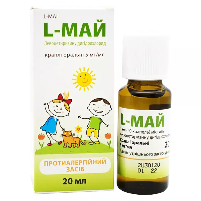 L-МАЙ капли 5 мг/мл по 20 мл во флаконе