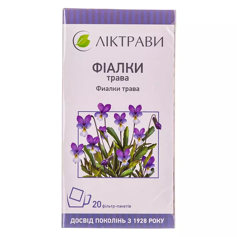 Фиалки трава Лектравы по 1.5 г в фильтр-пакетиках 20 шт.