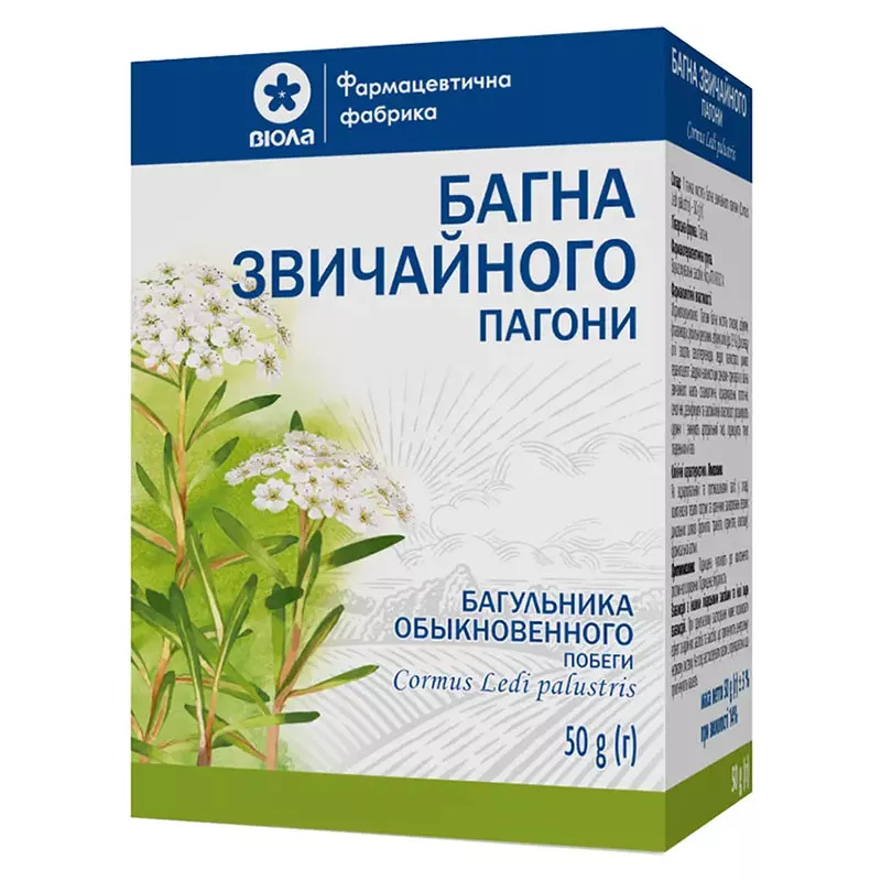 Багульника побеги по 50 г в пачке - Виола