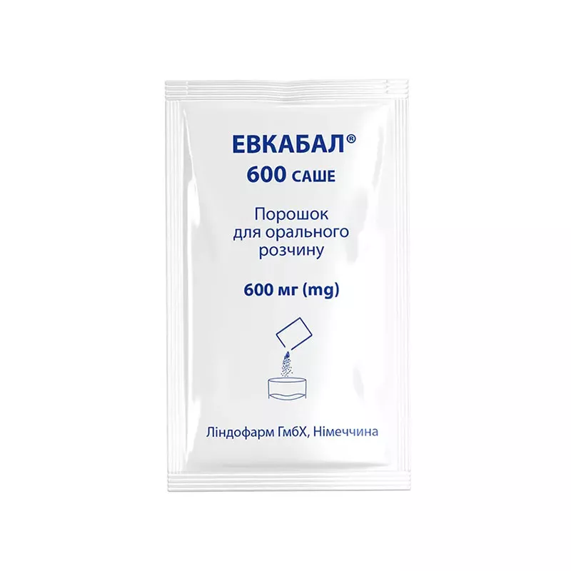 Эвкабал 600 саше порошок д/ор. р-ра 600 мг/3 г 20 шт. в саше
