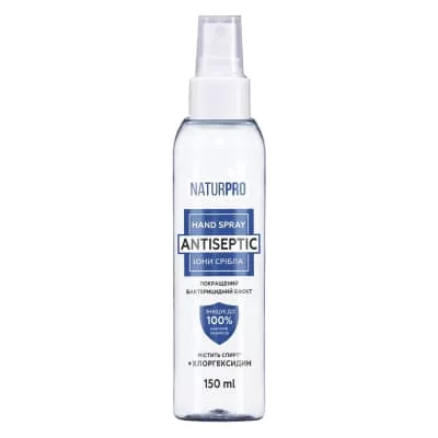 *Антисептик д/рук Ионы серебра Naturpro 150мл