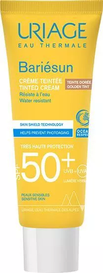 *Крем Uriage Барьесан Солнцезащитный тональный SPF50+ золотистый 50мл