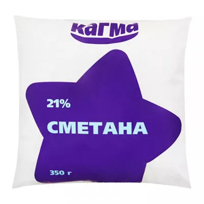 *Сметана Кагма 21% пленка 350 г
