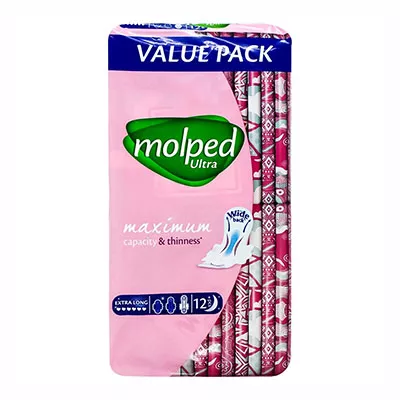 *Прокладки Molped Ultra Night eco 6 крапель №12