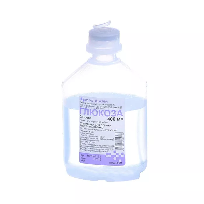 *Глюкоза р-р д/инф. 5% фл. 500мл Bottle Pack Юрия-фарм