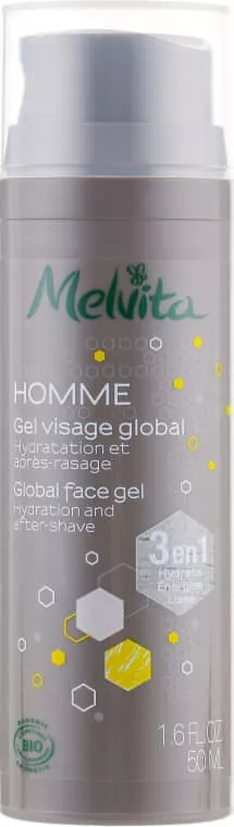 *Гель Melvita 80Z0007 MEN Универсальный мужской для лица 50 мл