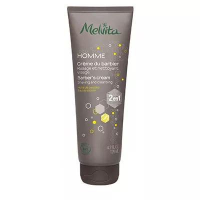 *Крем Melvita 80Z0005 MEN для бритья и очищения 2 в1 125 мл