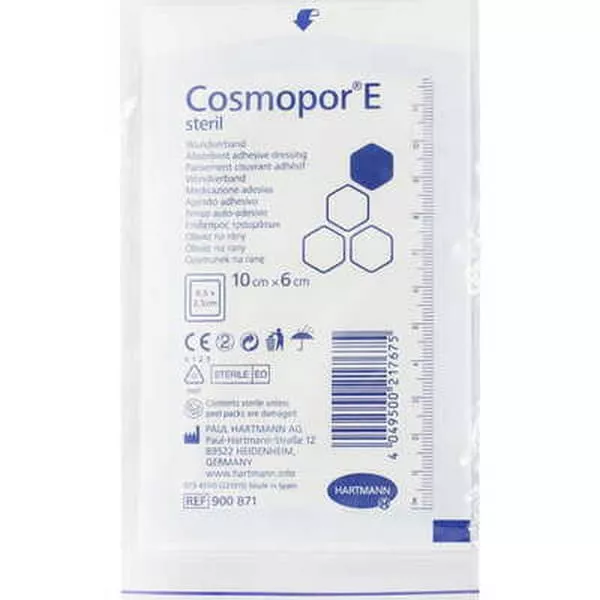 *Повязка Cosmopor Е стер.самокл.послеопер.10*6см №1 (25шт.в уп.)