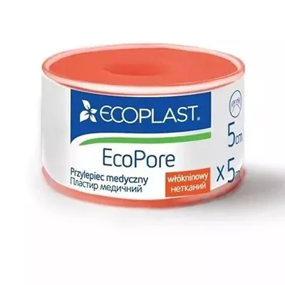 *Лейкопластырь ECOPLAST ЭкоПор нетканый катушка 5см*5м