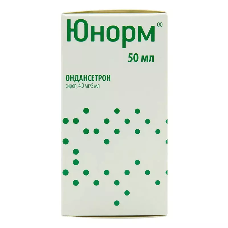 Юнорм сироп 4 мг/5 мл по 50 мл во флаконе 1 шт.