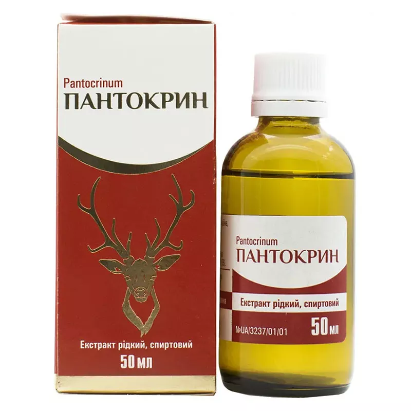 Пантокрин экстракт жидкость по 50 мл во флаконе 1 шт. - Тернофарм