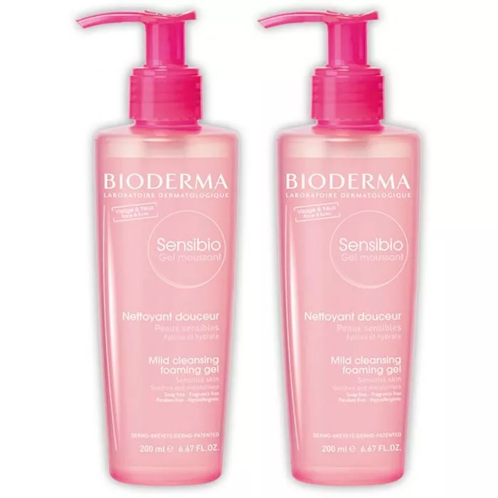 *Набор Гель Bioderma ДУО Сансибио очищающий 2*200 мл