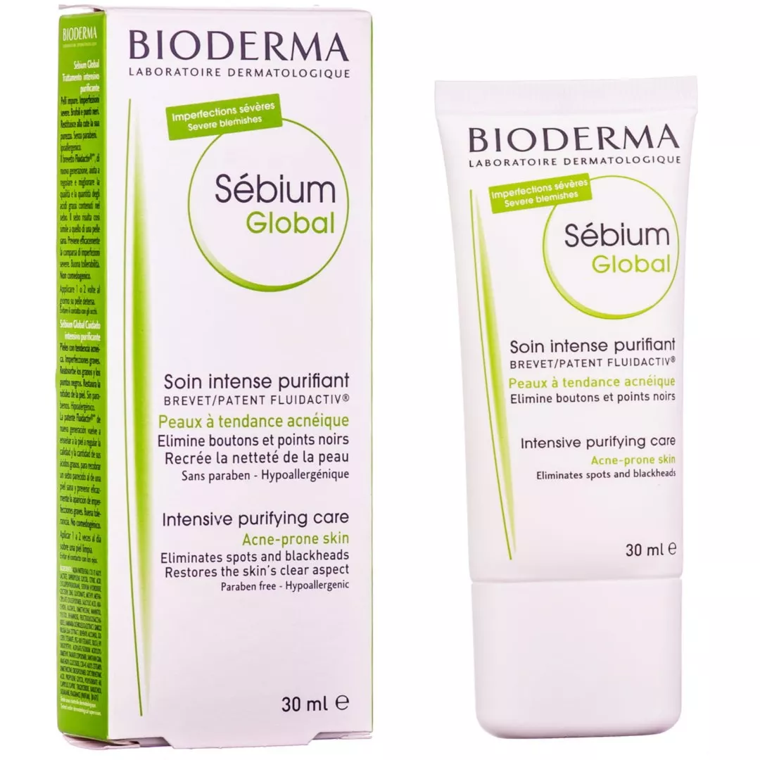 *Средство Bioderma Себиом глобал для лица против черных точек 30мл